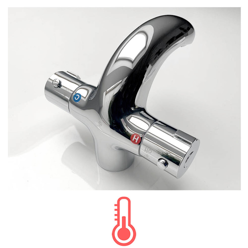 Bateria umywalkowa termostatyczna EDITH