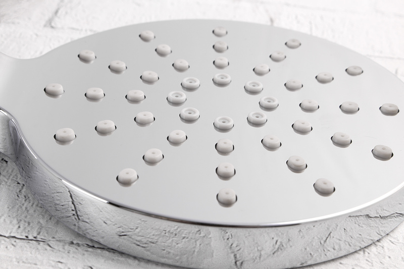 Zestaw prysznicowy okrągły deszczownica ze słuchawką