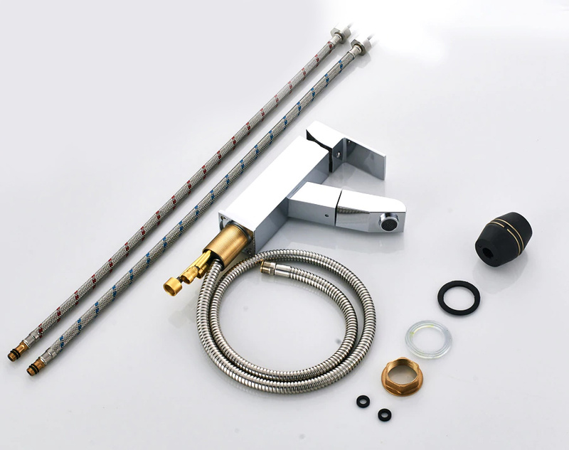 Bateria umywalkowa z wyciąganą wylewką kran BANG