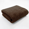 Ręcznik kąpielowy MIKRO brązowy z mikrofibry 50x100 szybkoschnący
