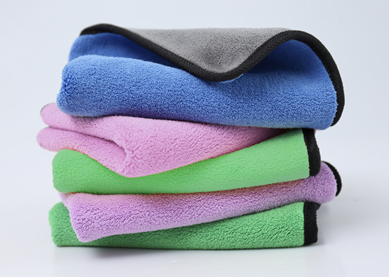 Ścierka z mikrofibry zielona do osuszania 40x30