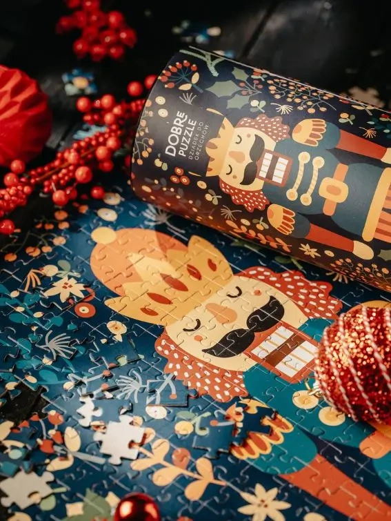 Puzzle 500 elementów Dziadek do Orzechów w tubie