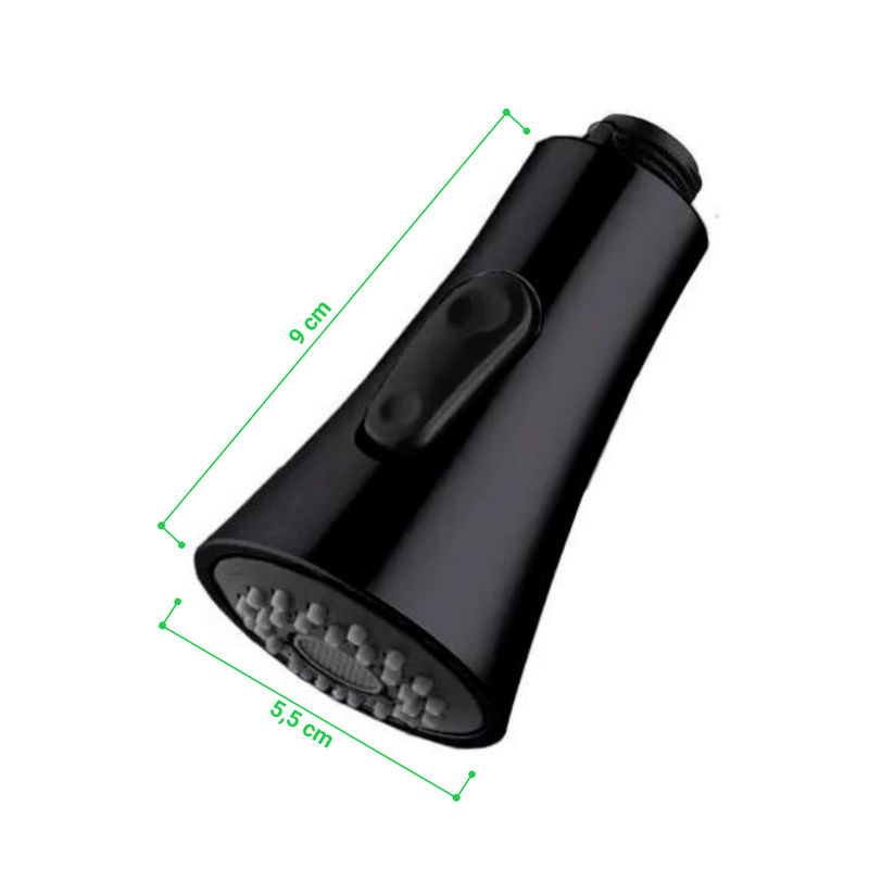 Perlator rączka słuchawka do baterii kuchennej CONE czarna