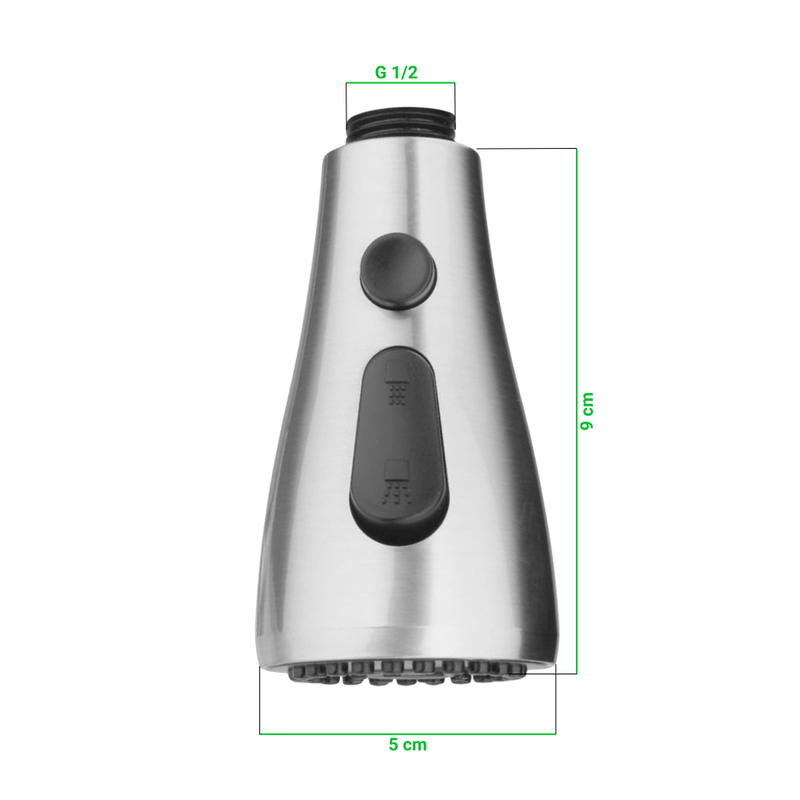 Perlator rączka słuchawka do baterii kuchennej FIRA inox