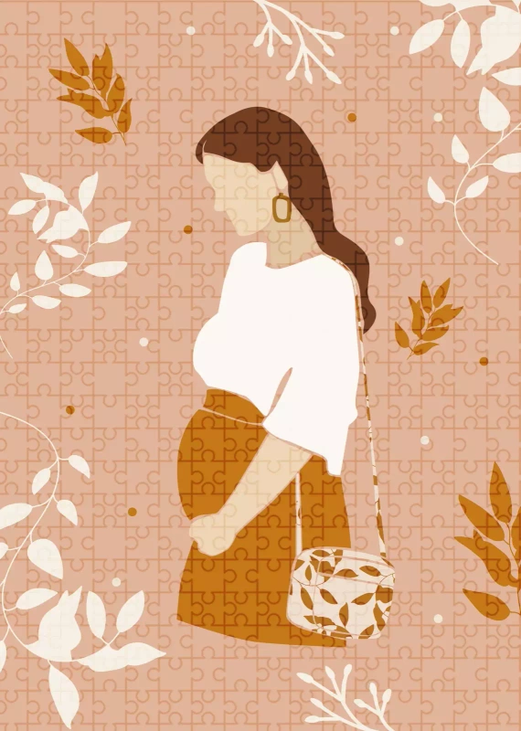 Puzzle 500el. Mom To Be w eco woreczku