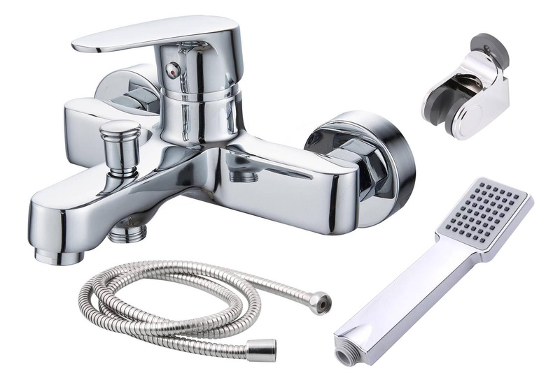 Bateria wannowa FOCUS + zestaw natryskowy