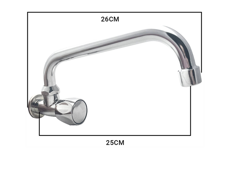 Bateria pojedyncza ścienna kran na zimną wodę 1/2" C