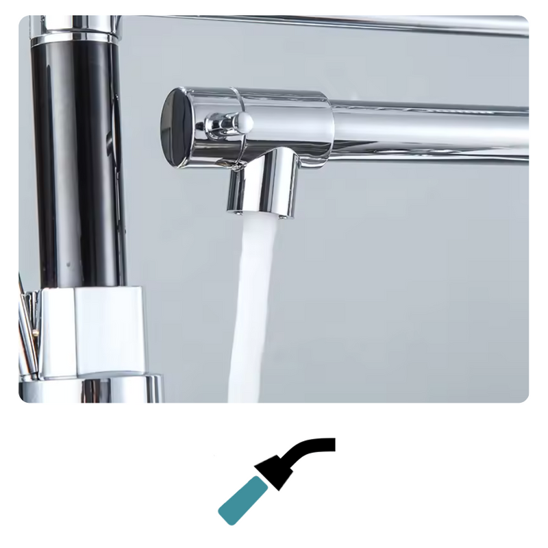 Bateria kuchenna wysoka restauracyjna wyciągana DUAL CHROM