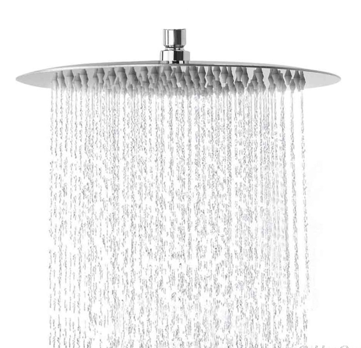 Deszczownica prysznicowa stalowa cienka 30cm