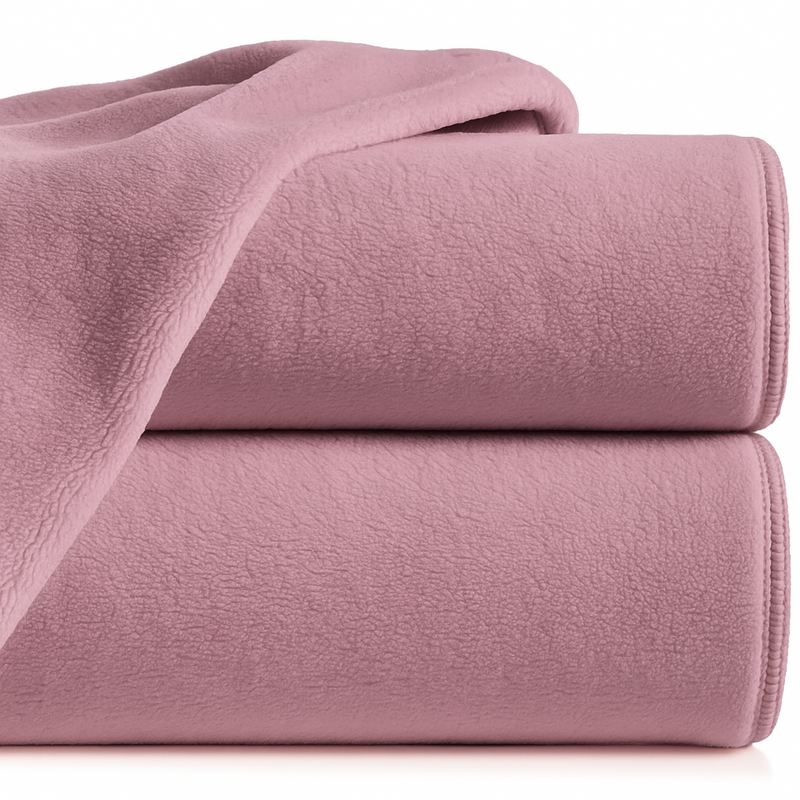 Ręcznik kąpielowy MIKRO brudny różowy z mikrofibry 50x100 szybkoschnący