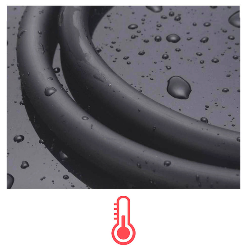 Wąż prysznicowy gładki grafitowy FLEX 150cm