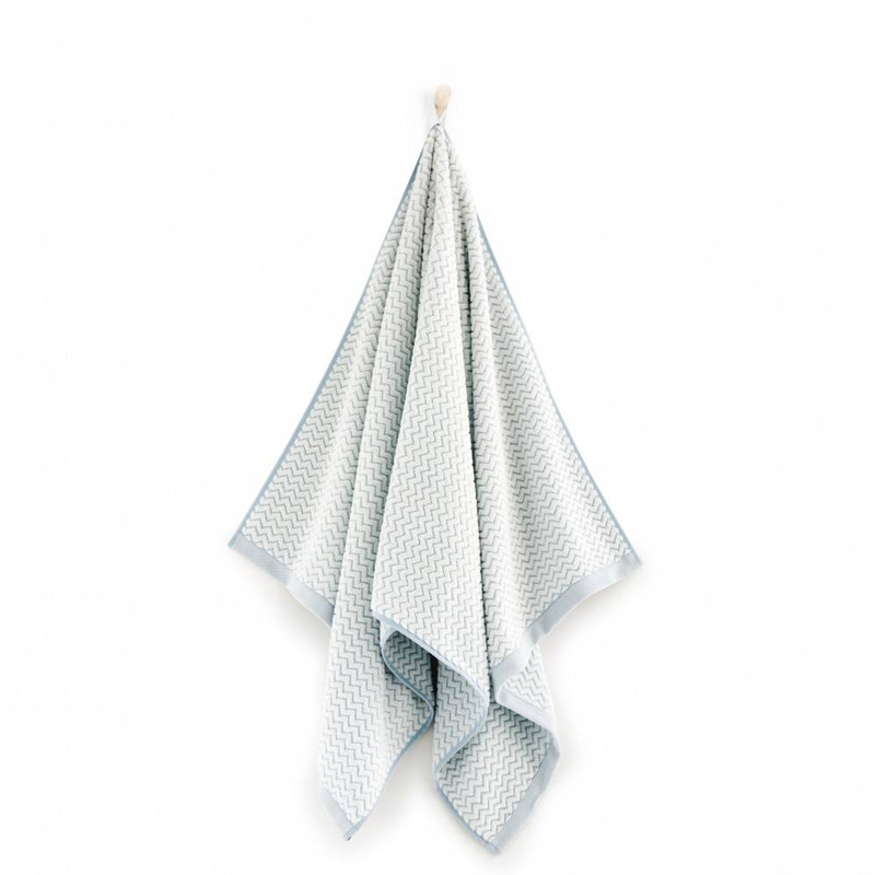 Ręcznik kąpielowy niebieski łazienkowy 70x140 500gsm LAHTI