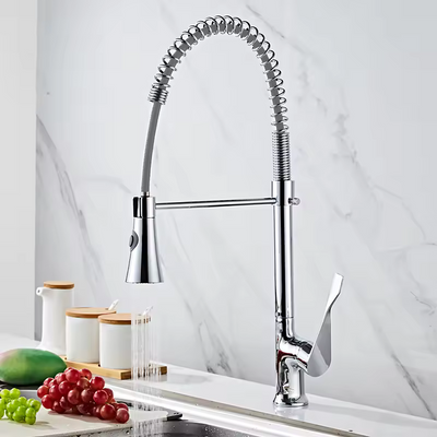 Bateria kuchenna z wyciąganą wylewką FEX CHROM