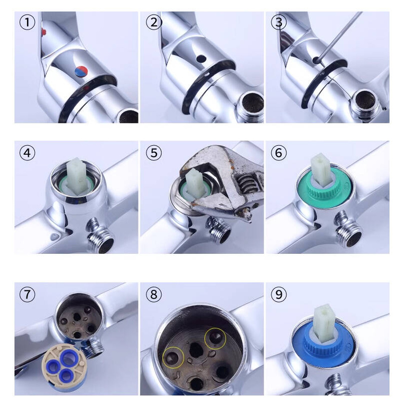 Głowica ceramiczna kranu baterii 35mm niska