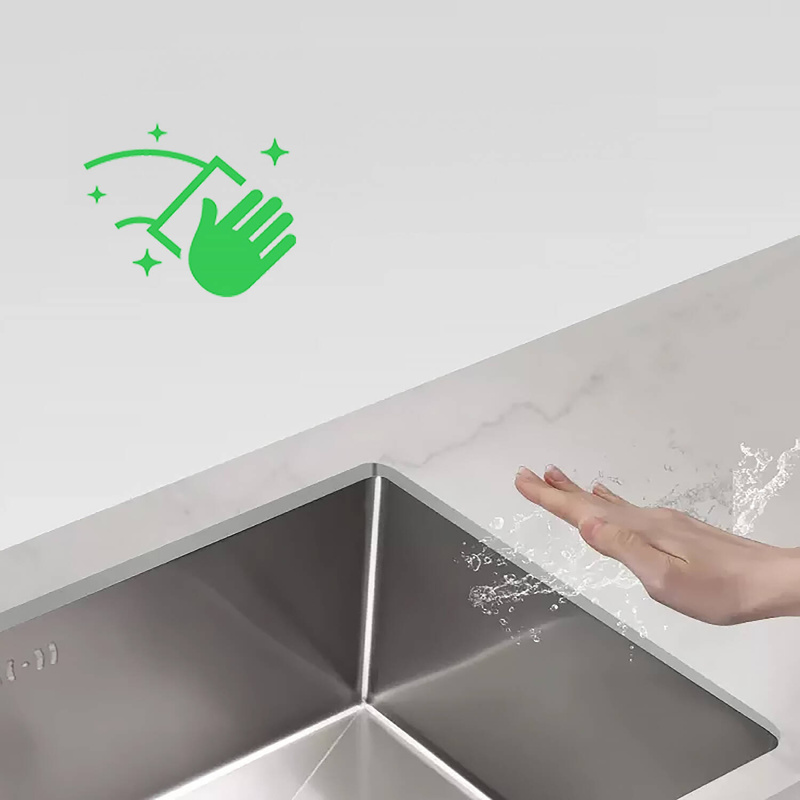 Zlewozmywak stalowy 44x44 inox + syfon GRATIS podblatowy, podwieszany