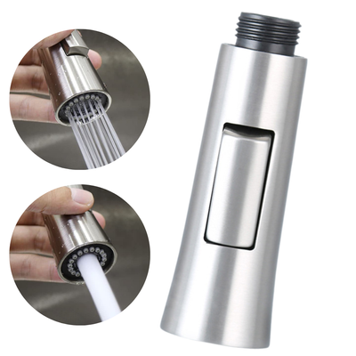 Słuchawka do baterii rączka z wyciąganą wylewką Portia INOX