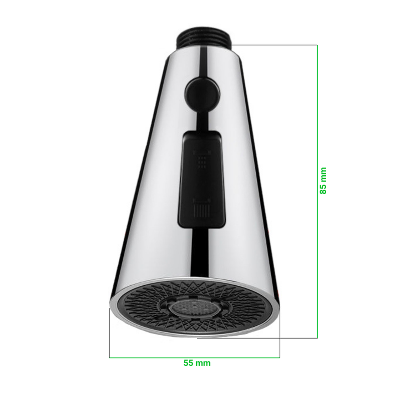 Perlator rączka słuchawka do baterii kuchennej TAPER chrom