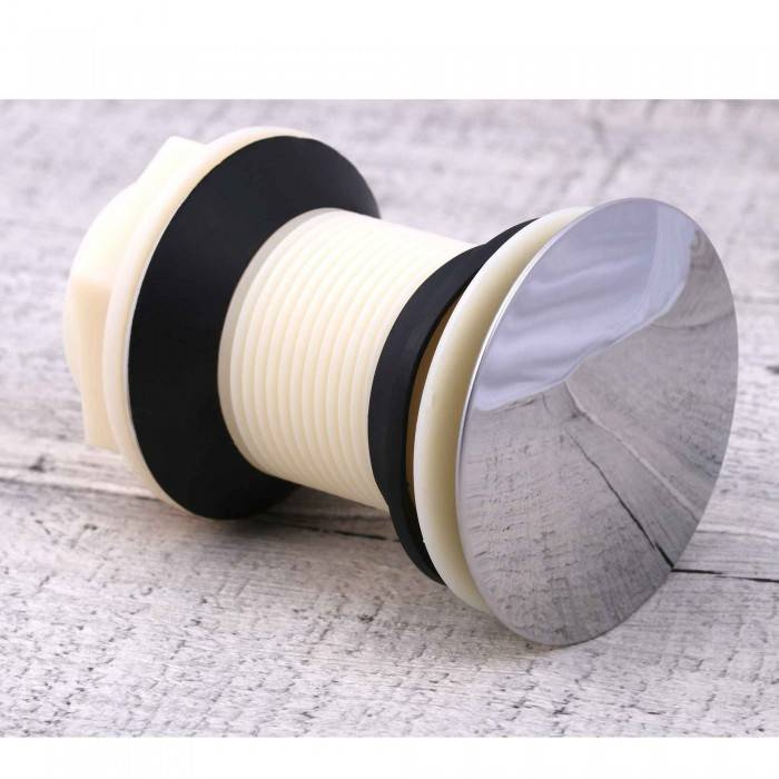 Korek umywalkowy CLICK-CLACK ABS duży bez przelewu