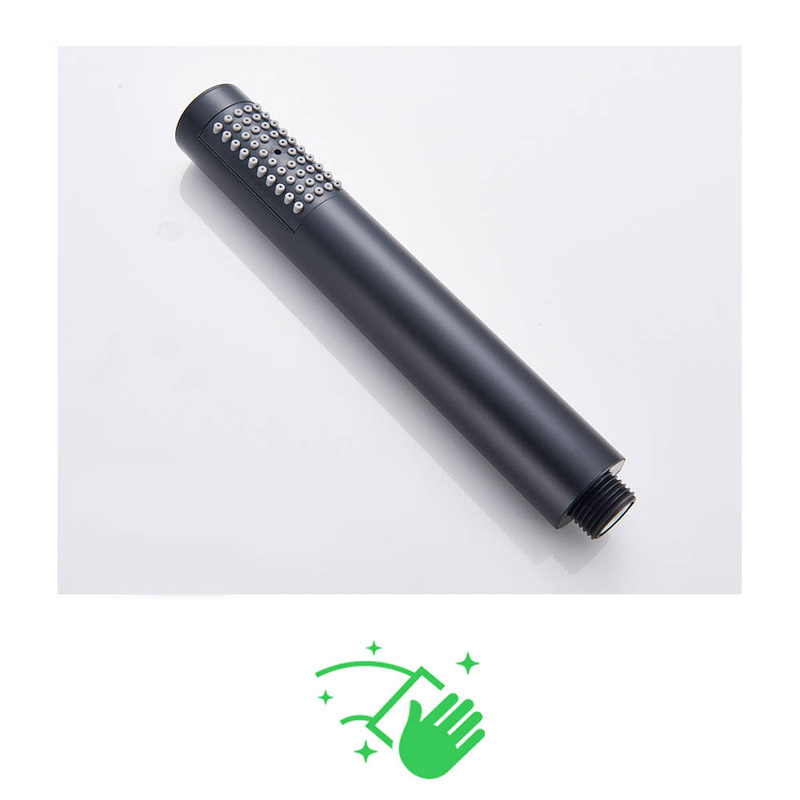 Bateria wannowa wolnostojąca czarna DOLCE VITA