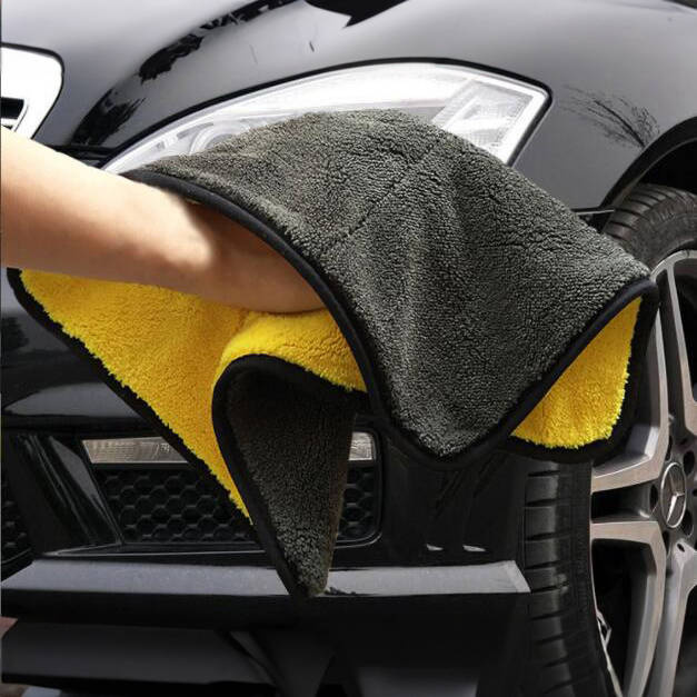 Ścierka z mikrofibry żółta do osuszania 40x30