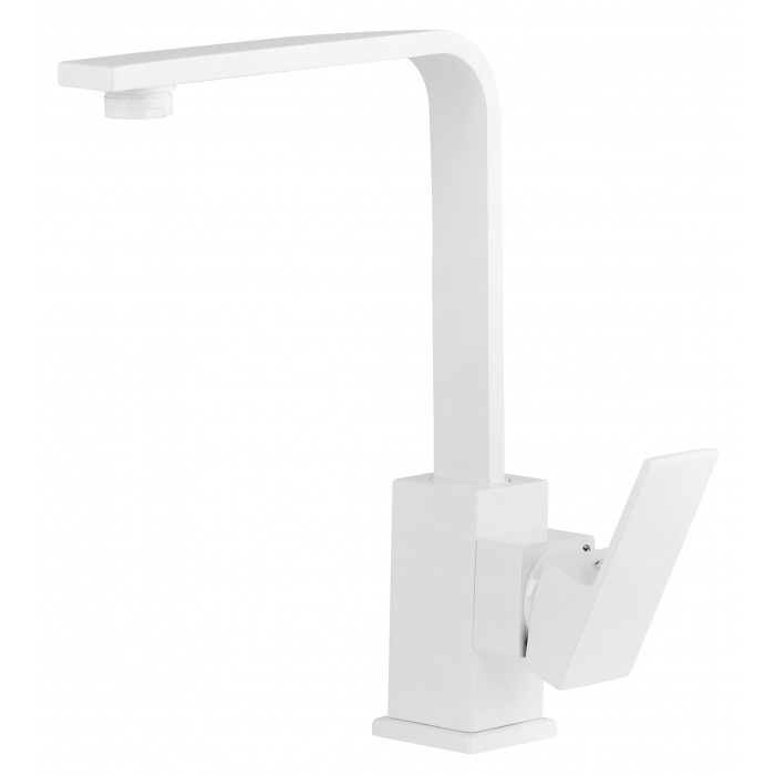 Bateria kuchenna wysoka biała matowa obrotowa