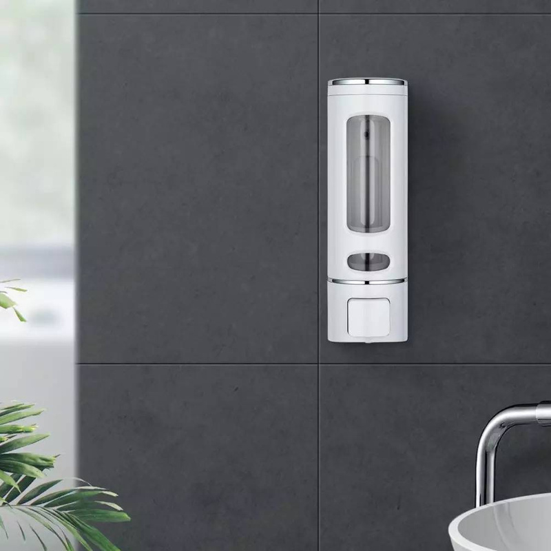 Dozownik podajnik ścienny pojedynczy na mydło żel VIP WHITE