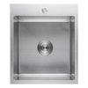 Zlewozmywak stalowy 40x50 inox + syfon GRATIS