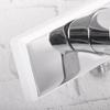 Bateria natryskowa prysznicowa biała chrom