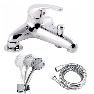 Bateria wannowa nawannowa stojąca kran mosiądz MAMBO