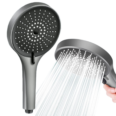 Słuchawka prysznicowa duża 3-funkcyjna SHOCK grey