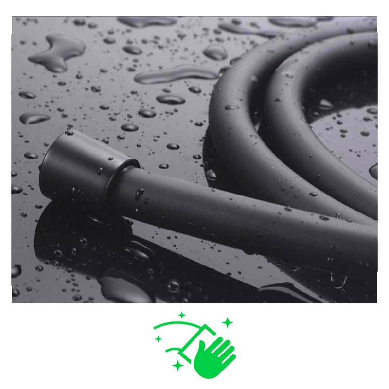 Wąż prysznicowy gładki grafitowy FLEX 150cm