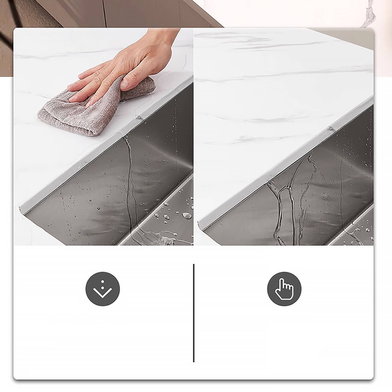 Zlewozmywak stalowy 49x44 inox + syfon GRATIS podblatowy, podwieszany