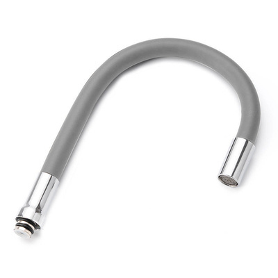 Wylewka do baterii kuchennej giętka flex szara 3/4