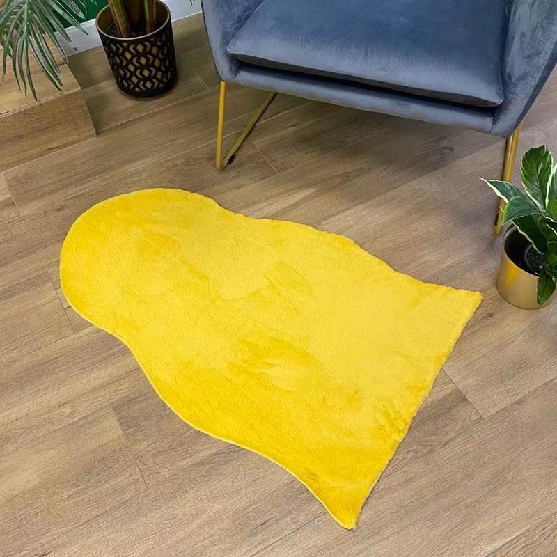 Dywanik Rabbit musztardowy 60x90