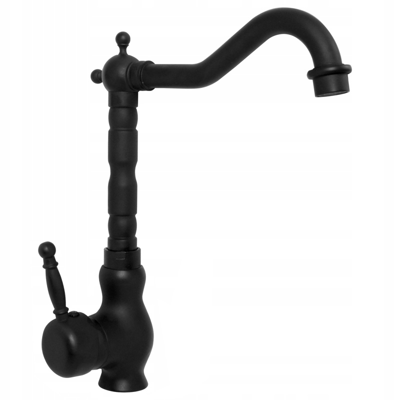 Bateria kuchenna czarna RETRO BLACK elegancka