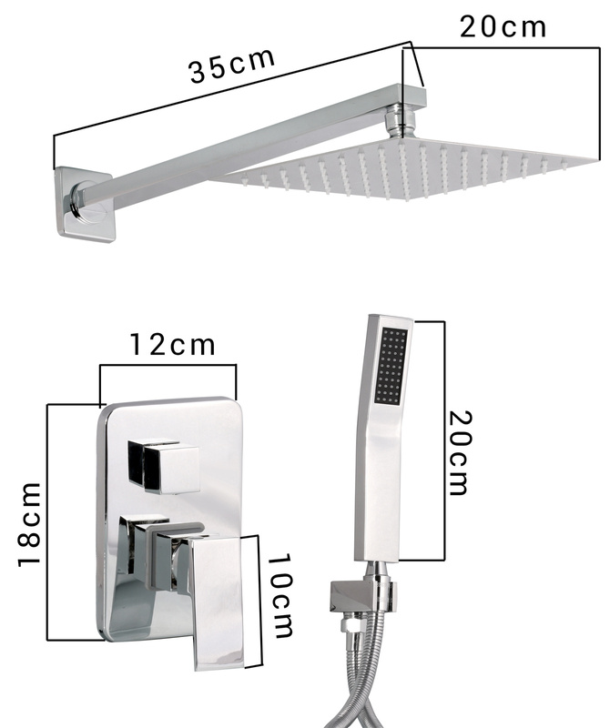 Bateria prysznicowa podtynkowa BANG