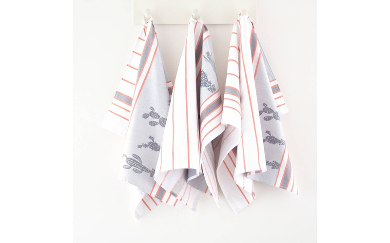 Ścierka kuchenna antybakteryjna bawełniana 50x70 pomarańczowa ARIZONA