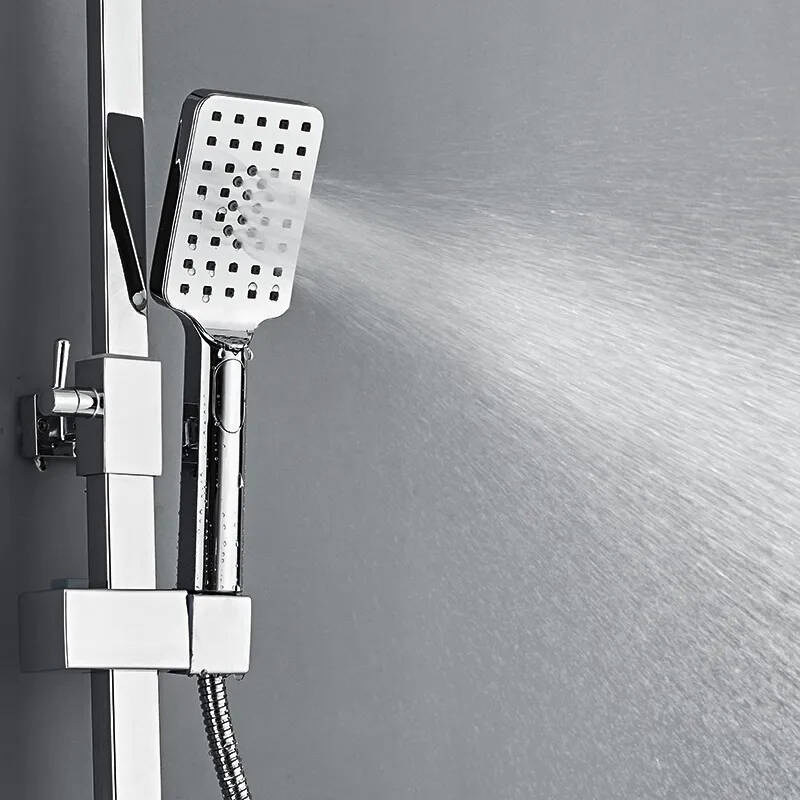 Słuchawka prysznicowa ekologiczna 3-funkcyjna kwadratowa