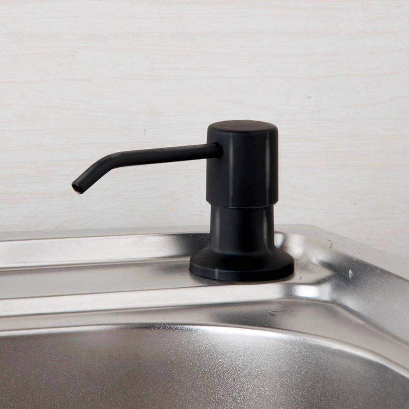 Dozownik do zlewozmywaka napełniany od góry czarny połysk