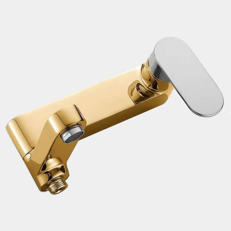 Bateria wannowa prysznicowa obrotowa BOSS CHROM z zestawem natryskowym