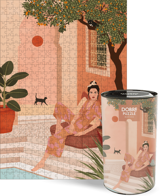 Puzzle 500el. Maroko w tubie