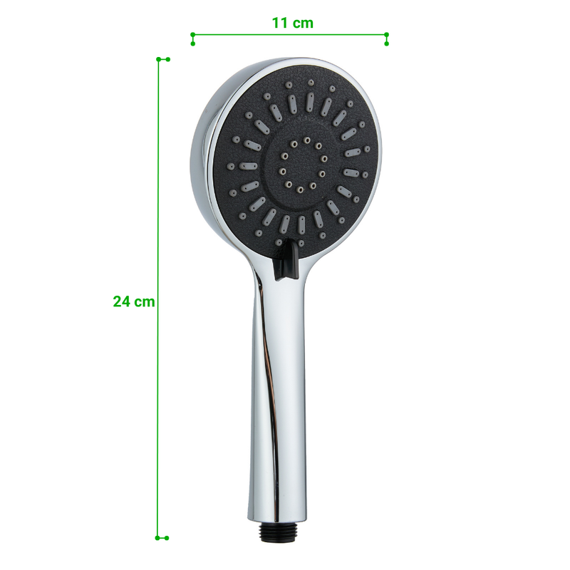 Bateria wannowa prysznicowa obrotowa BOSS CHROM z zestawem natryskowym