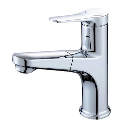 Bateria umywalkowa z wyciąganą wylewką PORTIA CHROM