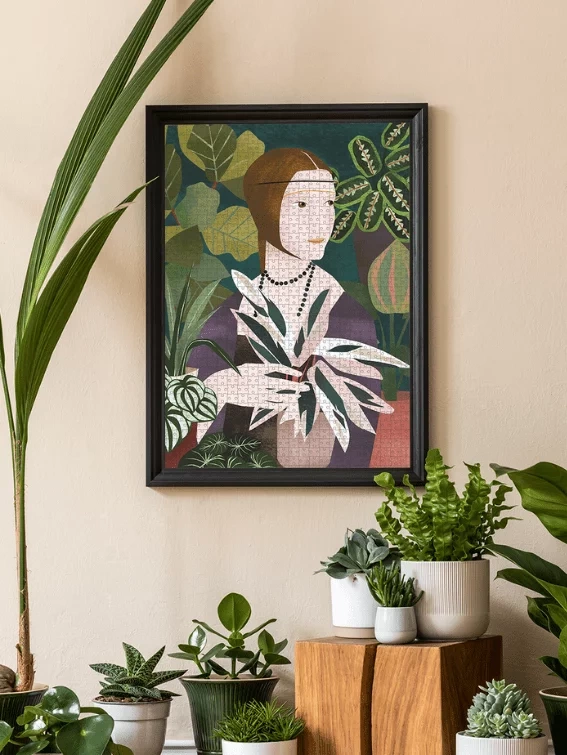 Puzzle 1000 elementów Dama z Kalateą w tubie