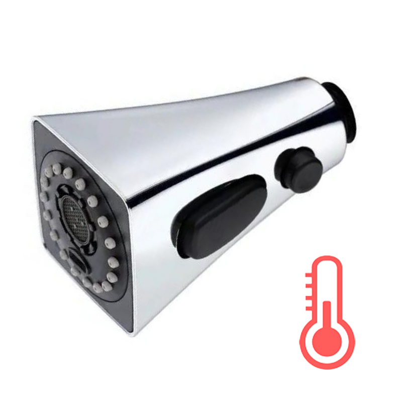 Perlator rączka słuchawka do baterii kuchennej SQUARE chrom