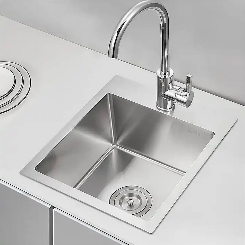 Zlewozmywak stalowy 40x50 inox + syfon GRATIS