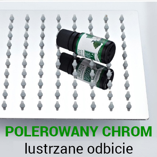 Deszczownica prysznicowa stalowa cienka 30cm