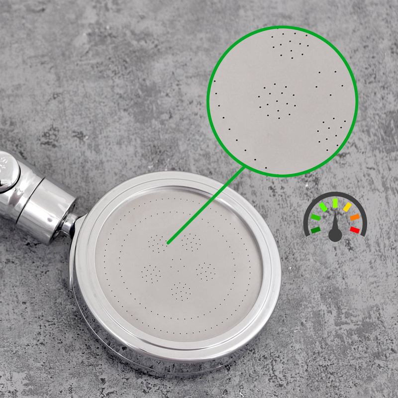 Zestaw prysznicowy słuchawka EKO START-STOP + wąż natryskowy