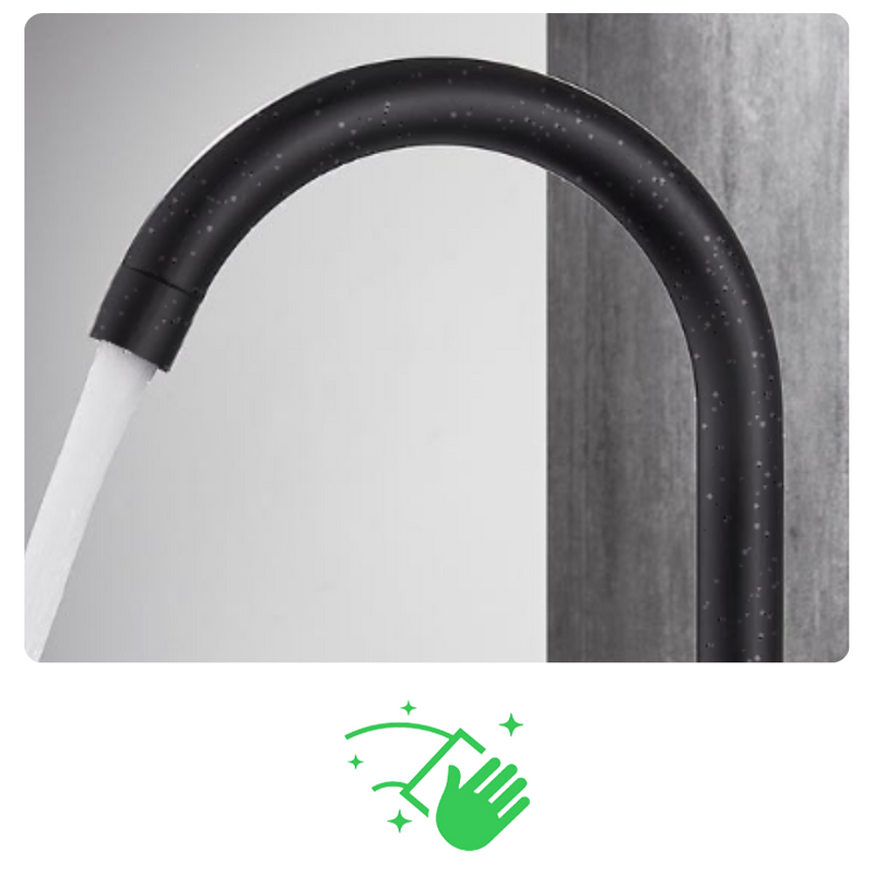 Bateria kuchenna czarna nakrapiana GRANIT