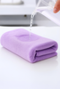 Ręcznik kąpielowy MIKRO fioletowy z mikrofibry 50x100 szybkoschnący